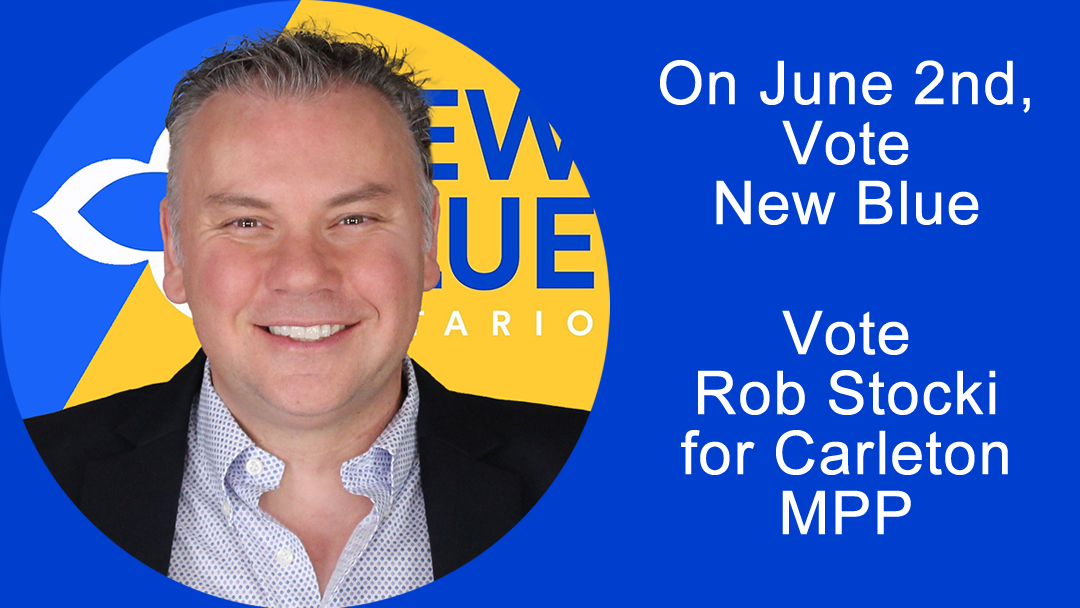 Vote New Blue - Vote Rob Stocki for Carleton MPP